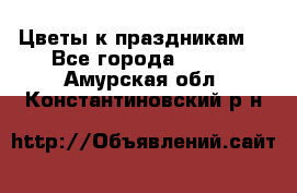 Цветы к праздникам  - Все города  »    . Амурская обл.,Константиновский р-н